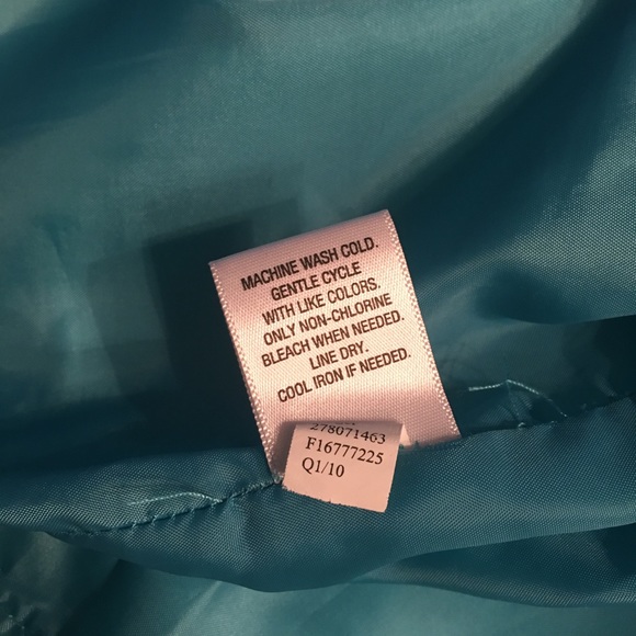 Merona Teal/White Sleevless Dress - Picture 5 of 6